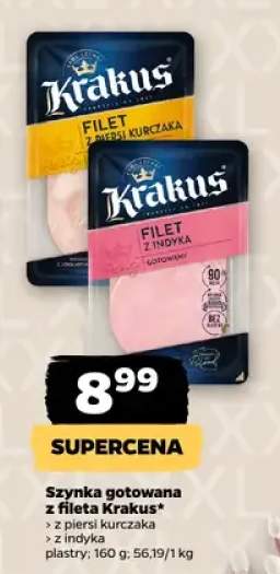 Szynka gotowana z fileta z piersi kurczaka z indyka plastry