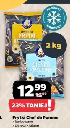 Frytki Chef de Pomme cienkie krojone
