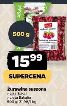 Żurawina suszona cała