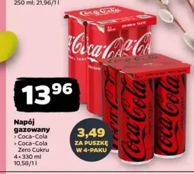 Napój gazowany Coca-Cola Zero cukru