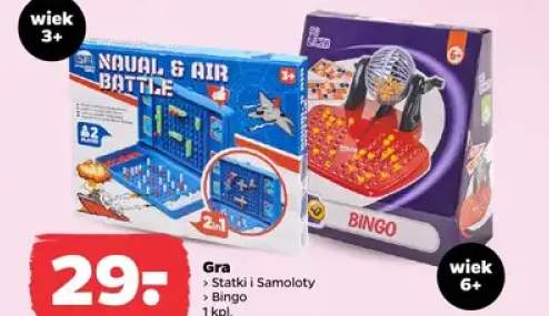 Gra Statki i Samoloty & Bingo