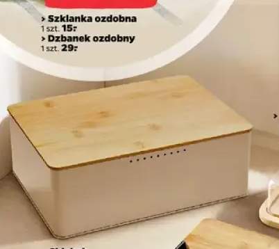 Chlebak z pokrywką bambusową