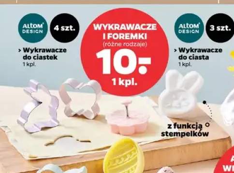 Wykrawacze do ciasta