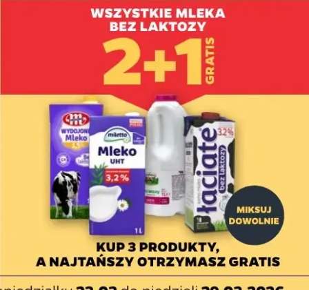Mleko UHT 3,2% bez laktozy
