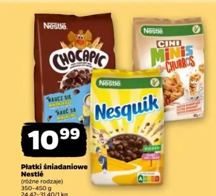 Płatki śniadaniowe różne rodzaje