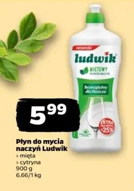 Płyn do mycia naczyń Ludwik miętowy cytryna