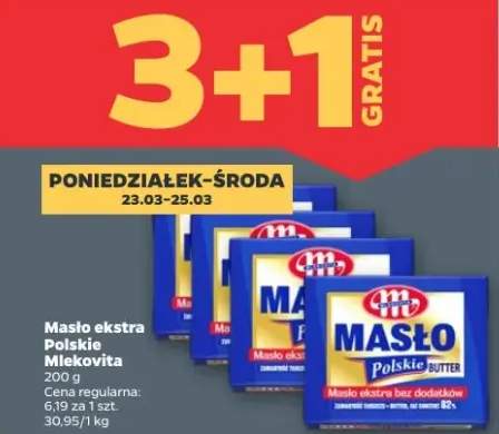 Masło ekstra Polskie Mlekóvita