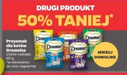 Przysmak dla kotów Dreamies różne rodzaje