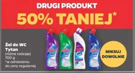 Żel do WC Tytan różne rodzaje