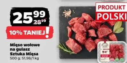 Mięso wołowe na gulasz