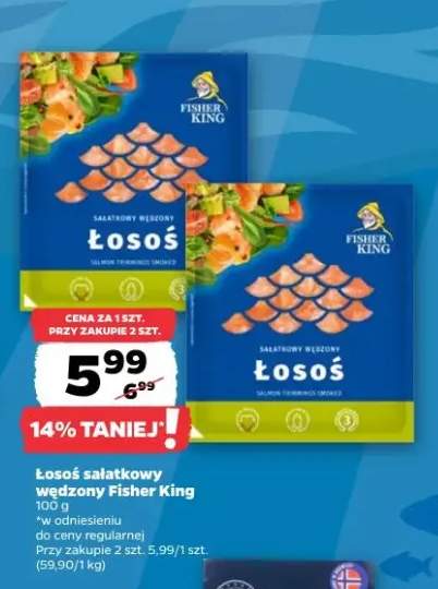 Łosoś sałatkowy wędzony