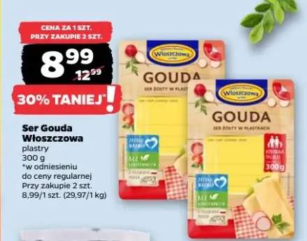 Ser Gouda Włoszczowa plastry