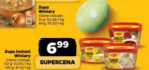 Zupa instant barszcz czerwony / żurek / rosół / pomidorowa