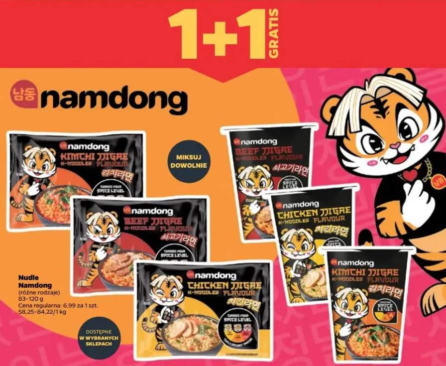 Nudle (różne rodzaje)