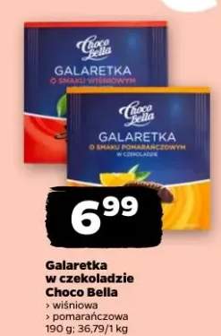 Galaretka w czekoladzie wiśniowa, pomarańczowa