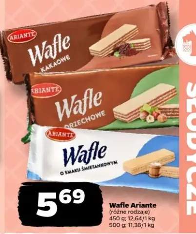 Wafle (różne rodzaje)