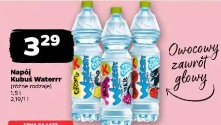 Napój Kubuś Waterrr różne rodzaje