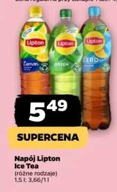Napój Lipton Ice Tea różne rodzaje