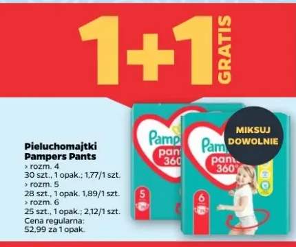 Pieluchomajtki Pants rozmiar 6