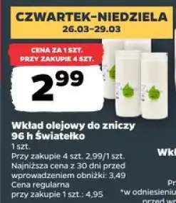 Wkład olejowy do zniczy 96 h