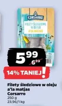 Filety śledziowe w oleju a'la matjas