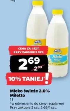 Mleko świeże 2,0%