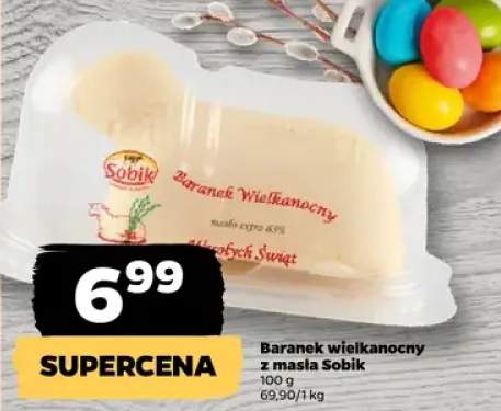 Baranek wielkanocny z masła