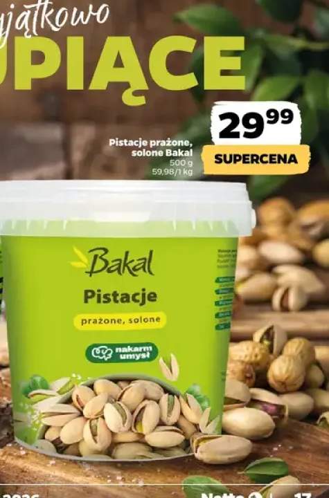 Pistacje prażone, solone 500 g