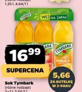 Sok Tymbark, różne rodzaje 3x1 l