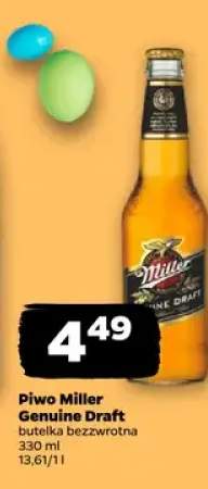 Piwo Miller Genuine Draft butelka bezwrotna