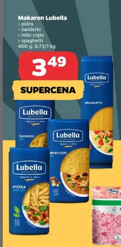 Makaron Lubella pióra