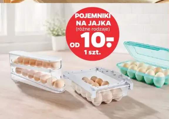 Pojemniki na jajka, różne rodzaje