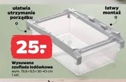 Wysuwana szuflada lodówkowa