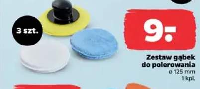 Zestaw gąbek do polerowania, 125 mm