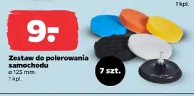 Zestaw do polerowania samochodu, 125 mm