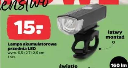 Lampa akumulatorowa przednia LED