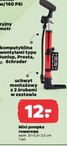 Mini pompka rowerowa