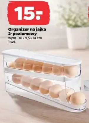 Organizer na jajka 2-poziomowy