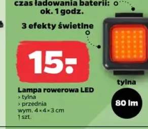 Lampa rowerowa LED tylna