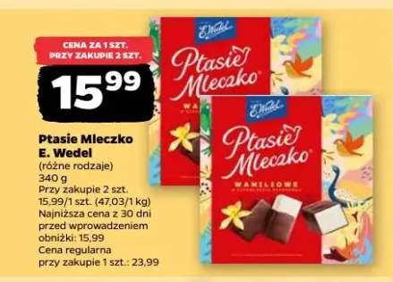 Ptasie mleczko (różne rodzaje) waniliowe