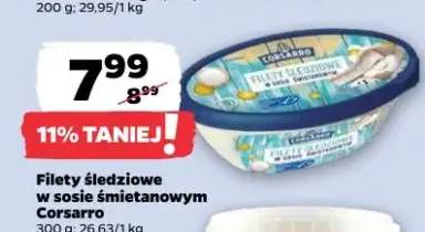 Filety śledziowe w sosie śmietanowym Corsarro