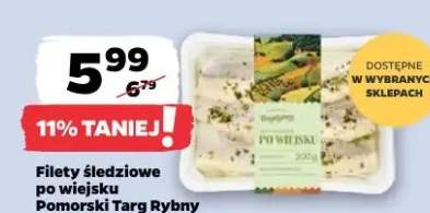 Filety śledziowe po wiejsku Pomorski Targ Rybny