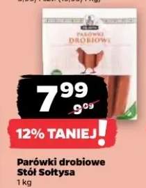 Parówki drobiowe stół softysa