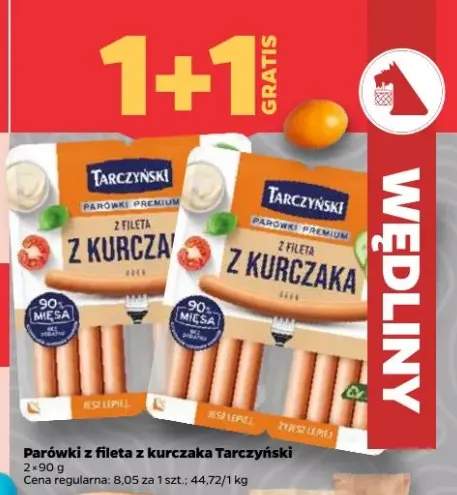 Parówki z fileta z kurczaka