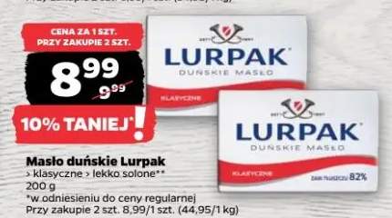 Masło duńskie klasyczne i lekko solone