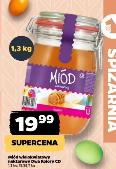 Miód wielokwiatowy nektarowy Dwa Kolory CD