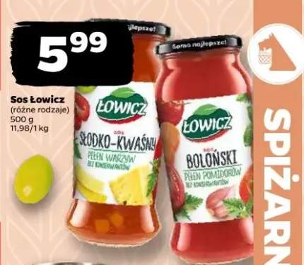 Sos Łowicz różne rodzaje