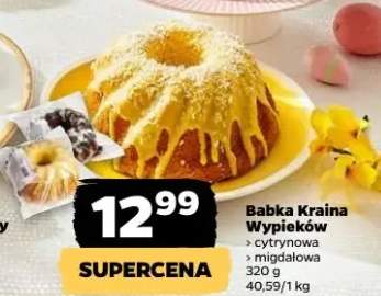 Babka Kraina Wypieków kajmakowa, migdałowa