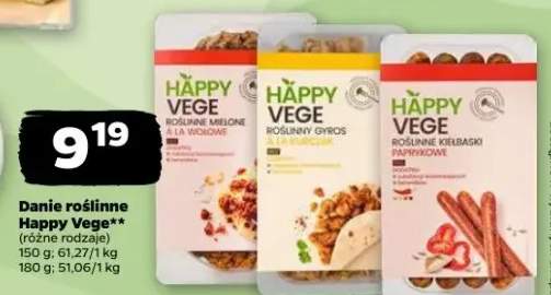 Danie roślinne pomidorowe portery gyros roślinne kiełbaski i pyzy roślinne