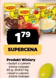 Produkt budyń z cukrem krem z cukrem kisiel z cukrem